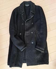 AD1997 コムデギャルソンオムプリュス ステンカラー コート ネイビー M 2025年最新】COMME des GARCONS HOMME PLUS メンズ ステンカラー