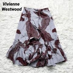 【美品】Vivienne Westwood RED LABEL フレアスカート 美品 Vivienne Westwoodヴィヴィアンウエストウッド スカート
