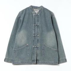 HOUSTON デニム チャイナジャケット Mサイズ 定価14,000円のサムネイル