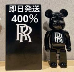 キャラクターグッズ BE@RBRICK Rolls-Royce 400% 400%Bearbrick Rolls-Royce Double R BrightBlack Action Figure