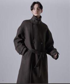 クレイル チェスターコート CLEL】Tech Melton Loose Double Chester Court/テックメルトン