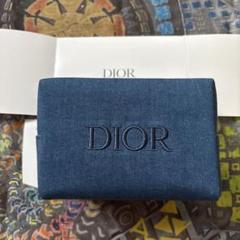 新品　DIOR ディオール デニムポーチ　箱付　ノベルティのサムネイル