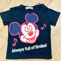 東京ディズニーリゾート　ミッキー　Tシャツ 黒 90cm