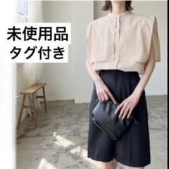 AN CLOSET ケープノースリブラウス　ノースリーブブラウス　未使用品