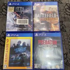 PSソフトまとめ売り ニードフォー スターウォーズ　バトルフィールド　プレデター