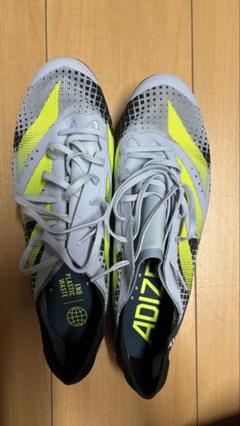 【美品】adizero フィネス　スパイクシューズ グレー/イエロー 2025年最新】アディゼロフィネスの人気アイテム - メルカリ