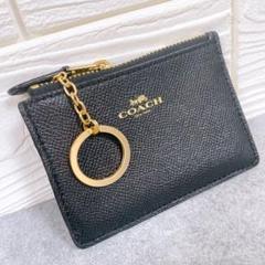 未使用保管品 ★5F117 コーチ コインケース 小銭入れ Cロゴ ブラック 黒 コーチ COACH コインケース （ブラック） -ファッション通販