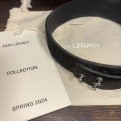 OUR LEGACY Black Hair On Hide