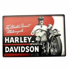 HARLEY DAVIDSON サインボード ブリキ看板 A4サイズ