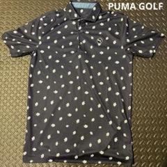PUMA ネイビー ポロシャツ 小鳥柄