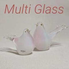 【美品】マルティグラス　MultiGlass　置物　6体　まとめ売り　伝統工芸品 美品】マルティグラス MultiGlass 置物 6体 まとめ売り 伝統工芸品