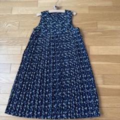 agnes b.　花柄ロングワンピース　ショールカラー　ウエストリボン　36 2025年最新】アニエスベー ワンピース 花柄の人気アイテム