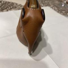 LOEWE 象型キーホルダー LOEWE ロエベ アナグラム チャーム キーホルダー 金属製/レザー