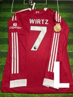 adidas 25/26 WIRTZ リバプール 7 番ジャージ L - メルカリ