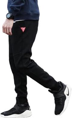 メンズ ジョガーパンツ ロングパンツ チノパンツ スウェット Sサイズ ブラック