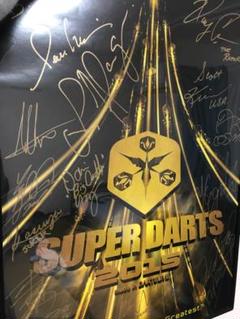 最低価格の super メルカリ - サイン入りポスター 2015 darts スポーツ選手