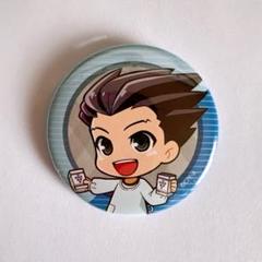 逆転裁判 成歩堂龍一 缶バッジ 割烹着 幼少期 プリンセスカフェ カプコン 逆転裁判 成歩堂龍一 缶バッジ 割烹着 幼少期 プリンセスカフェ