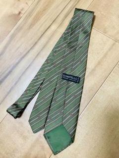 DONATELLO シルクネクタイ オリーブグリーン