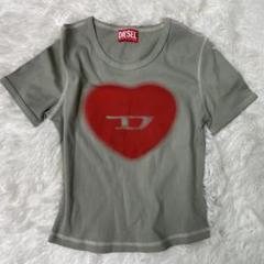 DIESEL ハートプリント Tシャツ 新品タグ付き