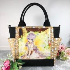 サイドポケット付きトートバッグM【妖精】