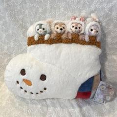 ダッフィー＆フレンズ ウィンターホリデー クッション