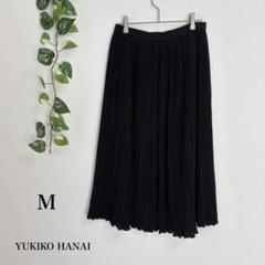 ☆新品【Miss Hanai】ブラック プリーツスカート/黒/レディース/上品 YUKIKO HANAI 美品/マダムハナイ madame hanai ユキコハナイ