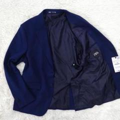 未使用 現行 ZARA コンフォートスーツブレザー スリムフィット 濃青 52