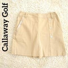 Callaway Golf　巻きスカートショートパンツ　ロゴ刺繍　S
