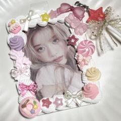 ホイップデコ　トレカケースB8 ピンク　チャーム付き