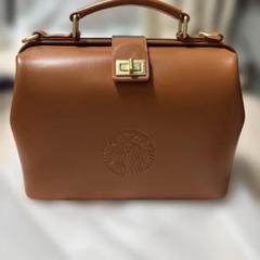 STARBUCKS ショルダーバッグ ホワイト/ブラウン•マルチチャーム