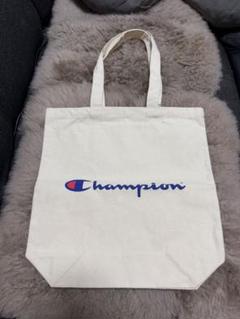 (新品未使用)Champion トートバッグ クリーム色ノベルティ