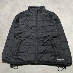 Stussy ブラック リップストップダウンジャケット L ステューシー/ダウンジャケット/RIPSTOP DOWN PUFFER JACKET