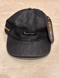 Supremeベロア高級感 黒 ベースボールキャップ S刺繍　お値下げ可能⭕️ Supremeベロア高級感 黒 ベースボールキャップ S刺繍 お値下げ