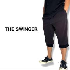THE SWINGER｜ヘリンボーンスウェットハーフパンツXLゴルフパンツ