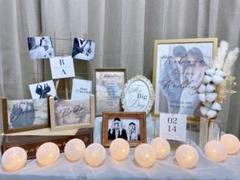 ブラウン系　ウェルカムスペース　結婚式　セット　装飾　まとめ売りのサムネイル
