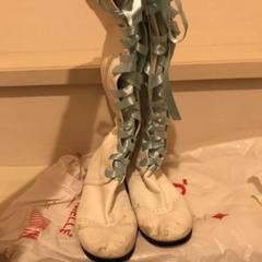 白 ロングブーツ