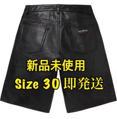 Supreme Baggy Leather Short Black - 24SS | eBay