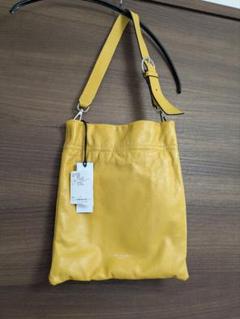 GIANNI CHIARINI イエロー ショルダーバッグ