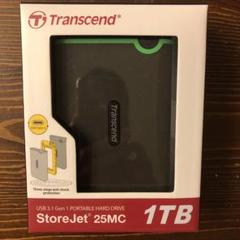 トランセンド ポータブルHDD StoreJet 25MC 1TB
