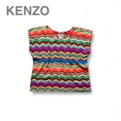 美品 KENZN ケンゾー タンクトップ 総柄 ノースリーブ