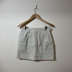 Callaway コーデュロ生地 千鳥プリント ワンポイント刺繍入りスカートのサムネイル