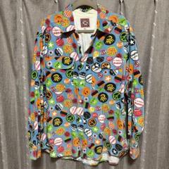 y070203 シピー　シャツ　カラフル　長袖　ロゴ　XL