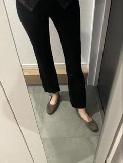 H&M グレー バレエシューズ 37サイズ