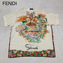 Fendi ロゴパターン 半袖ニット