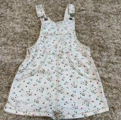 zara kids 花柄コットンオーバーオール 110cm