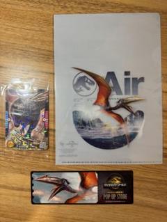 ジュラシックワールド ポップアップ　先着非売品　ステッカー等