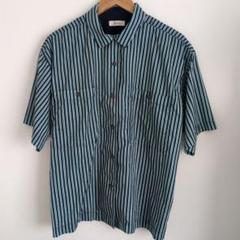 ＆　VOGUE ストライプシャツ　フリーサイズ