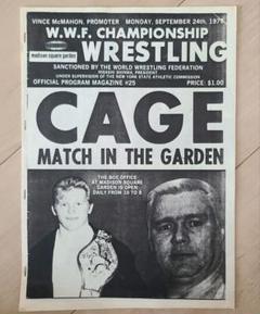 【WWF】79年9月24日MSG大会公式プログラム プロレスパンフレット#25