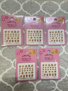 新品Hello Kitty ネイルシール 5パックセットのサムネイル