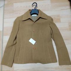 ELLE　ベージュ ブラウン テーラードジャケット　size40 ELLE ベージュ ブラウン テーラードジャケット size40 - メルカリ